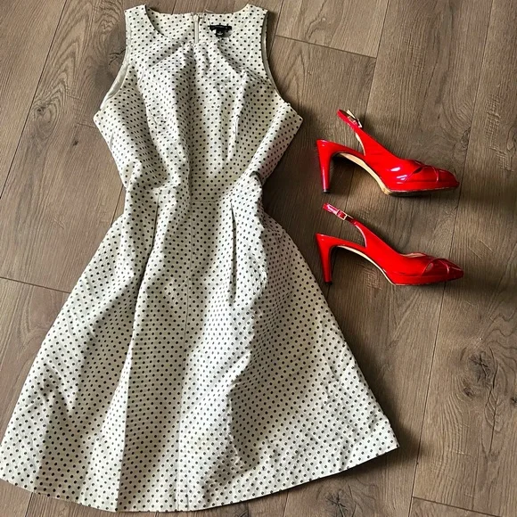 Ann Taylor | Dresses | Ann Taylor Polka Dot Dress | Poshmark